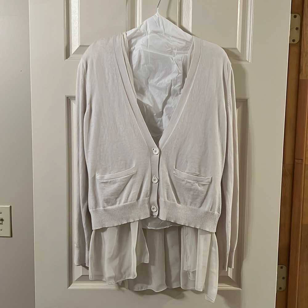 Jarbo Cream sweater with silk